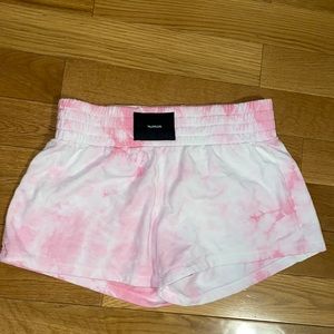 Talentless Pink Tie Dye Boxing Shorts in Cotton Candy